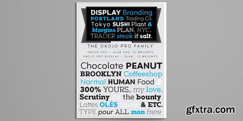 Okojo Pro Font Family $360