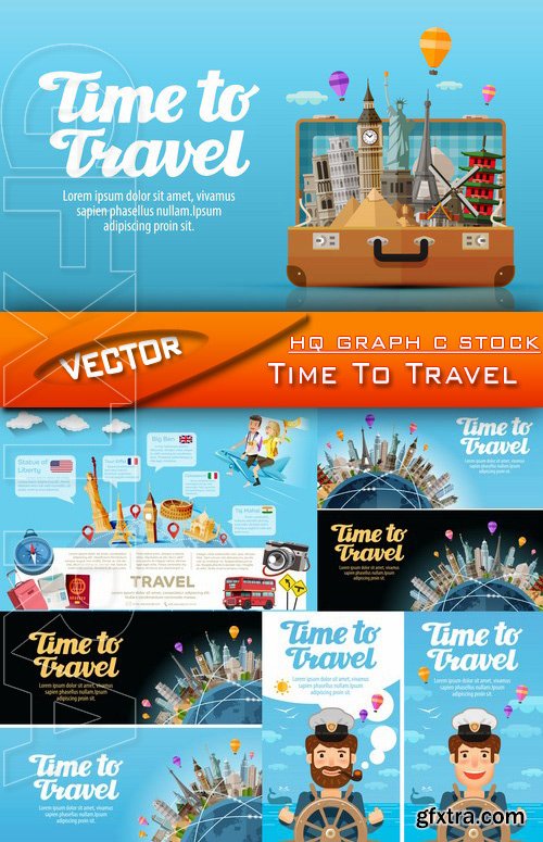 Stock Vector - Time To Travel