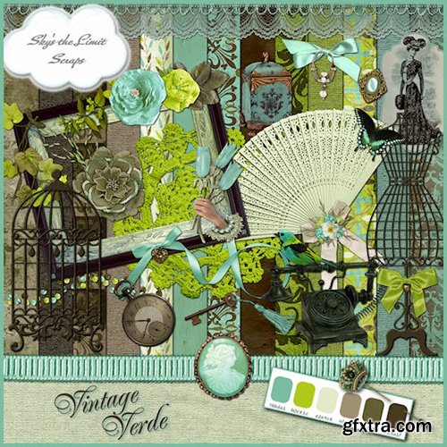 Scrap Kit - Vintage Verde