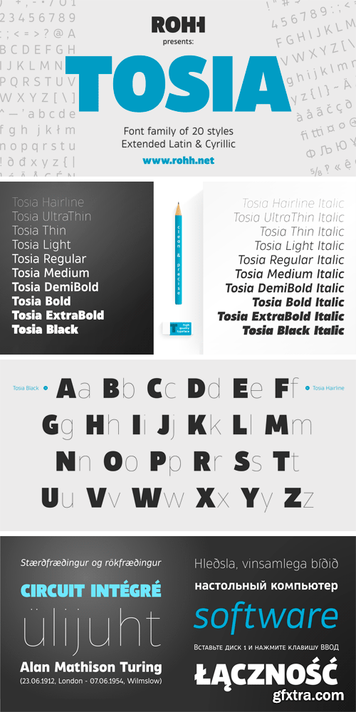 Tosia Font Family