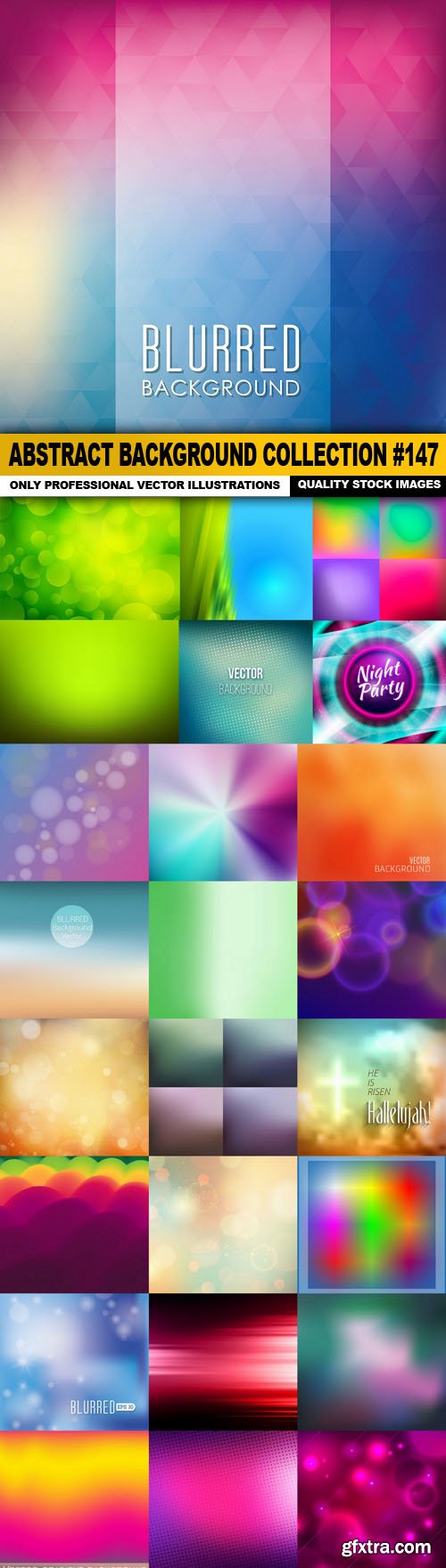 Abstract Background Collection #147 - 25 Vector