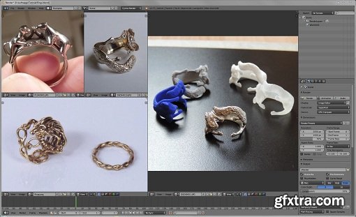 3D Printed Rings - Create and Print your Own Designs