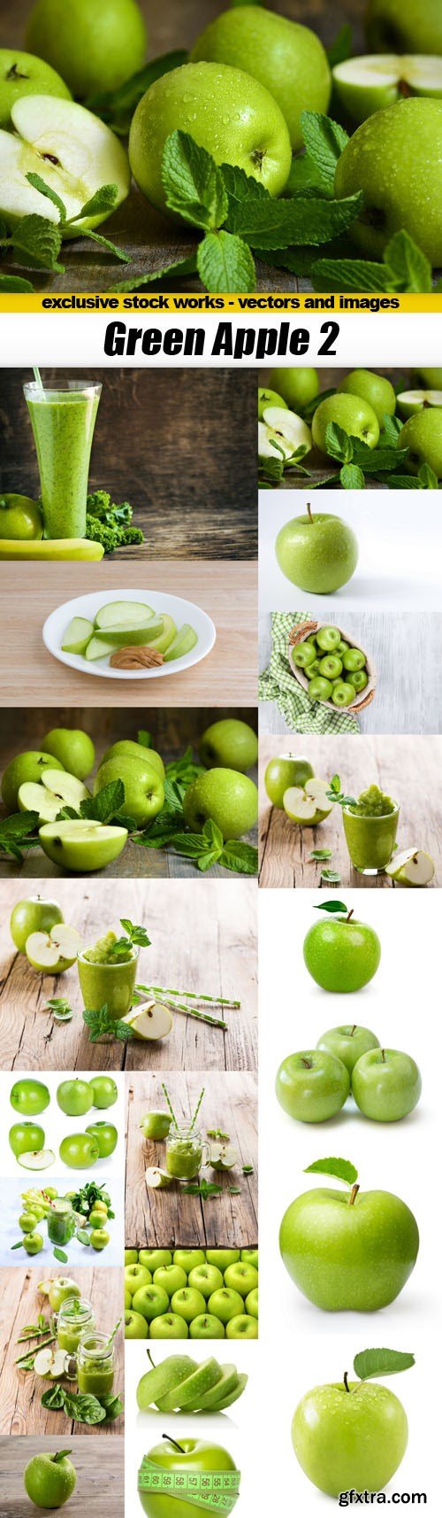 Green Apple 2 - 20xUHQ JPEG