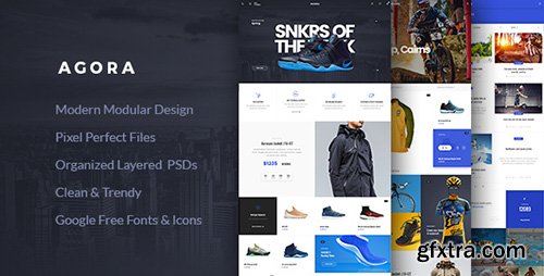 ThemeForest - Agora v1.0 - eCommerce PSD Template - 16064646