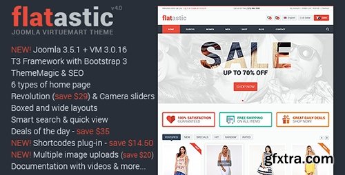 ThemeForest - Flatastic v3.9 - Responsive Multipurpose VirtueMart Theme - 7084257