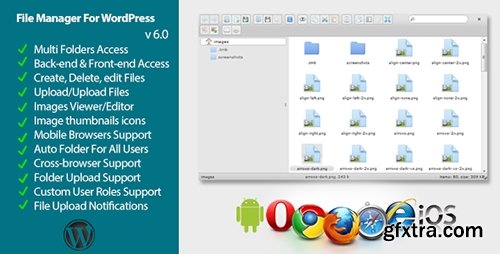 CodeCanyon - File Manager Plugin For Wordpress v6.0 - 2640424