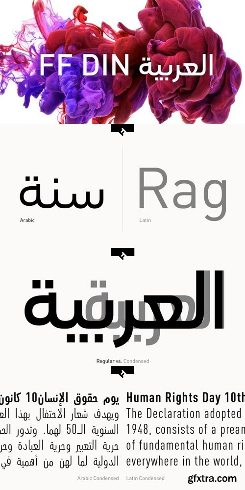 FF DIN Arabic Font Family $898