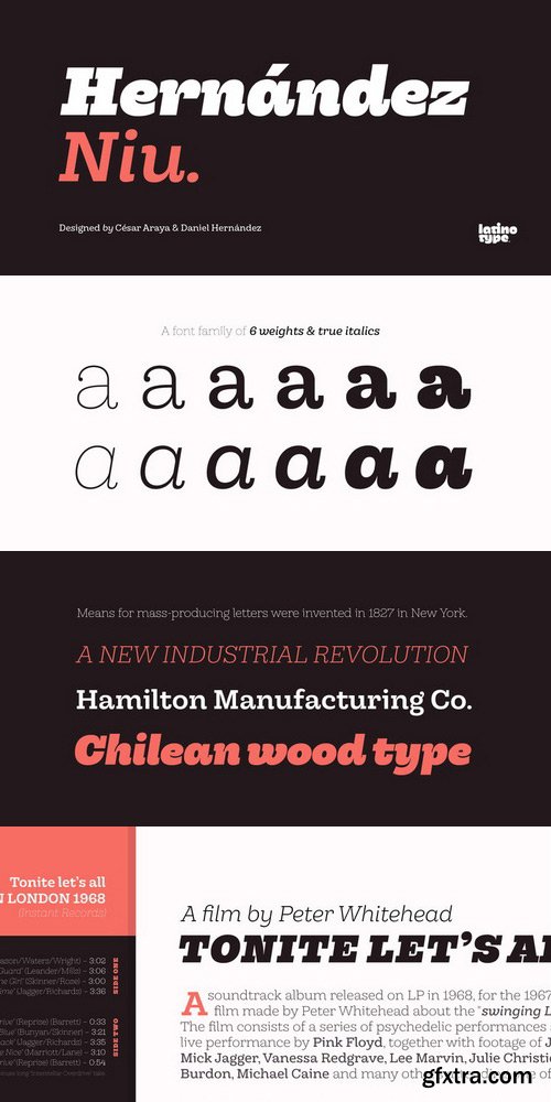 Hernandez Niu Font Family $189