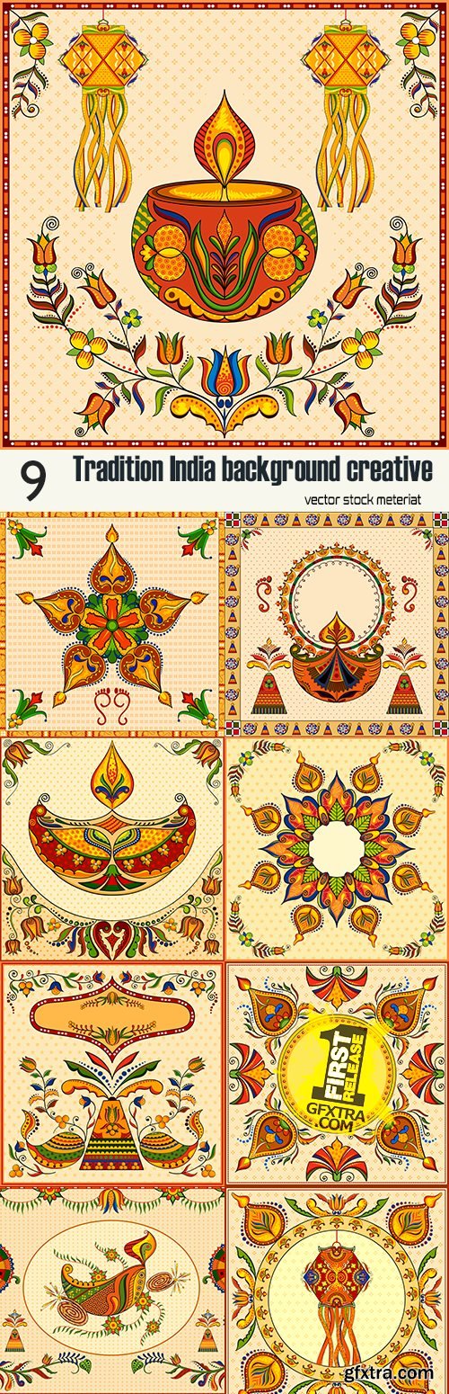 Tradition India background creative