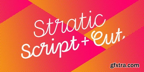 Stratic Script Font Family $130