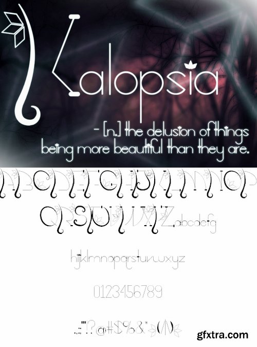 Kalopsia font