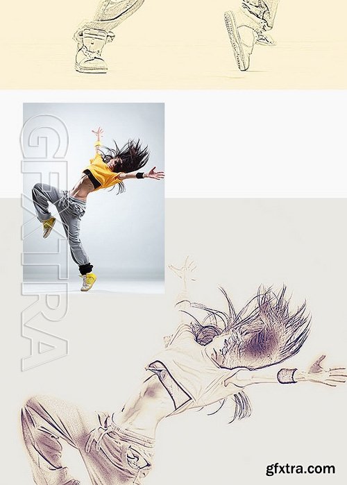 GraphicRiver - 5 Sketch Effects Photoshop Actions 16777710