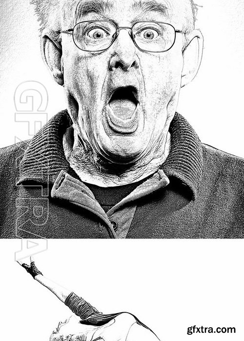 GraphicRiver - 5 Sketch Effects Photoshop Actions 16777710