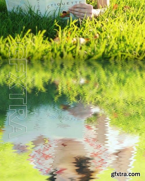 GraphicRiver - Water Reflection PS Action 16859064