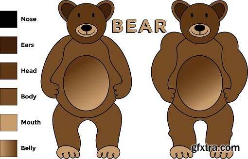 Drawing in Adobe Illustrator with Mouse for Absolute Beginners: 2D Cartoon Bear