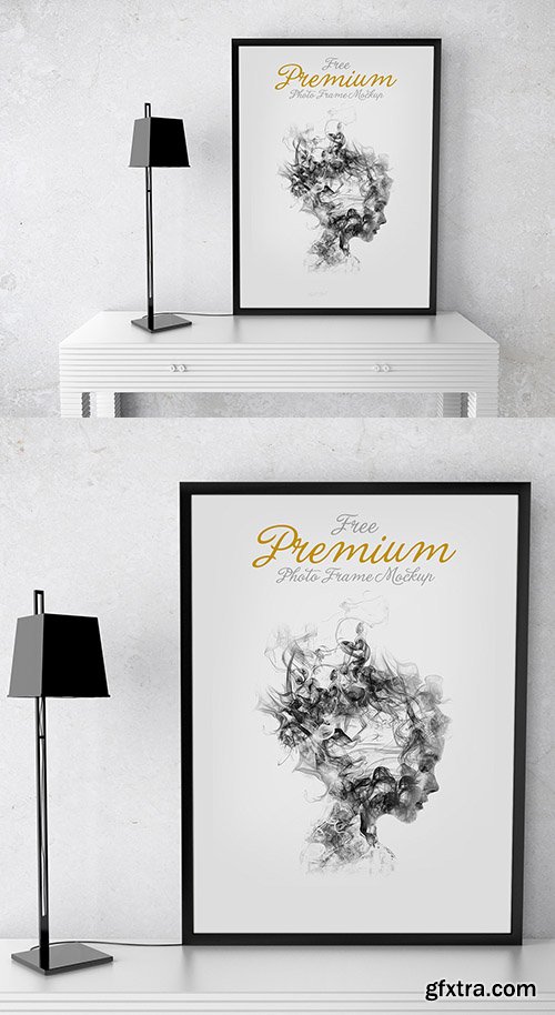 PSD Mock-Up - Premium Photo Frame 2016