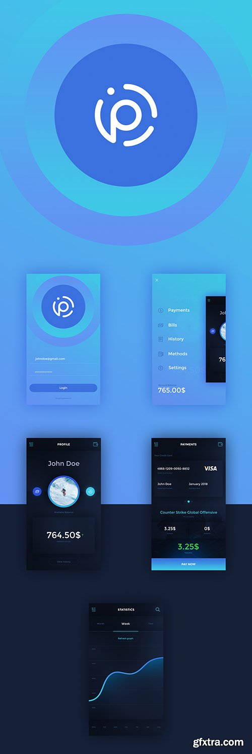 PSD Mobile App - Payme