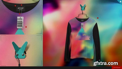 CreativeMarket - Longsleeve On 5 Stages Mock-up 754612