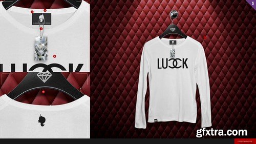 CreativeMarket - Longsleeve On 5 Stages Mock-up 754612