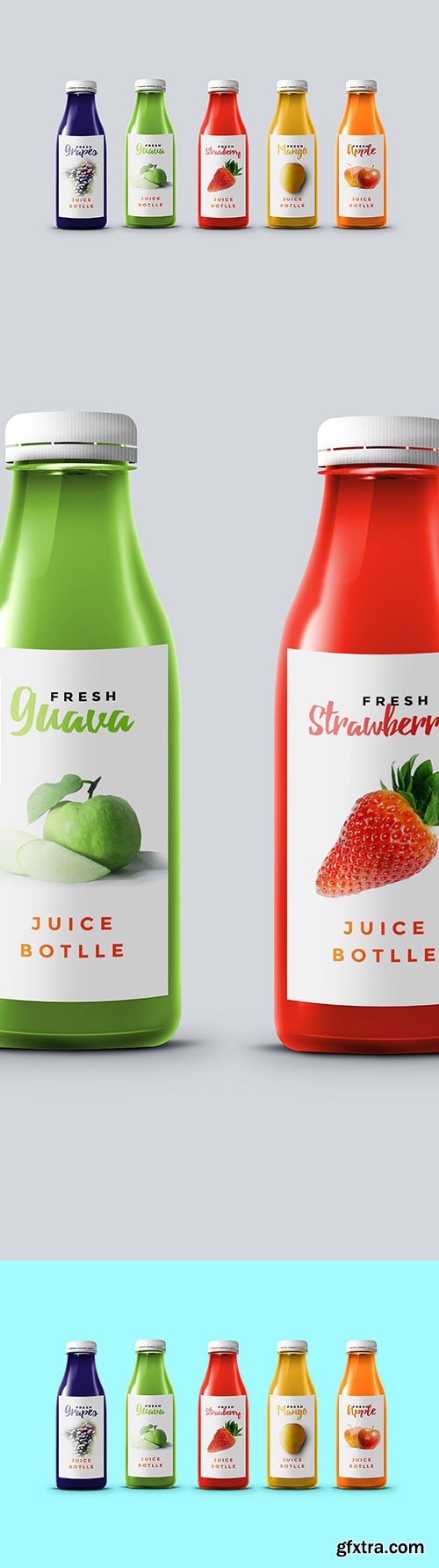 PSD Mock-Up - Juice Bottle