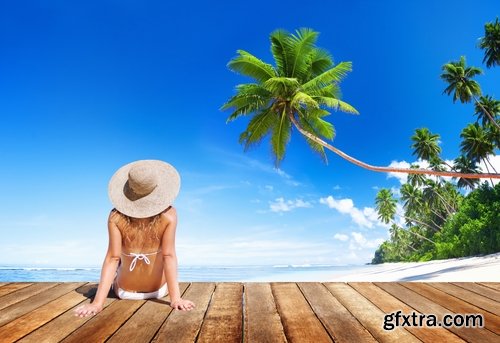 Collection of girl woman on holiday vacation travel tourism sea beach 25 HQ Jpeg