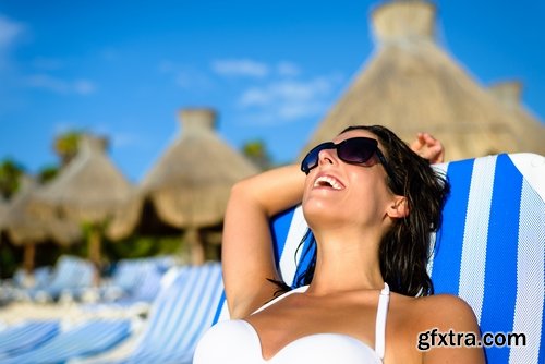 Collection of girl woman on holiday vacation travel tourism sea beach 25 HQ Jpeg