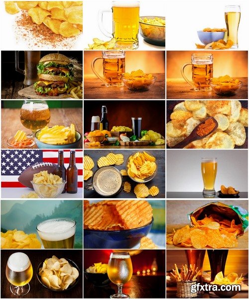 Collection of potato chips beer snack 25 HQ Jpeg