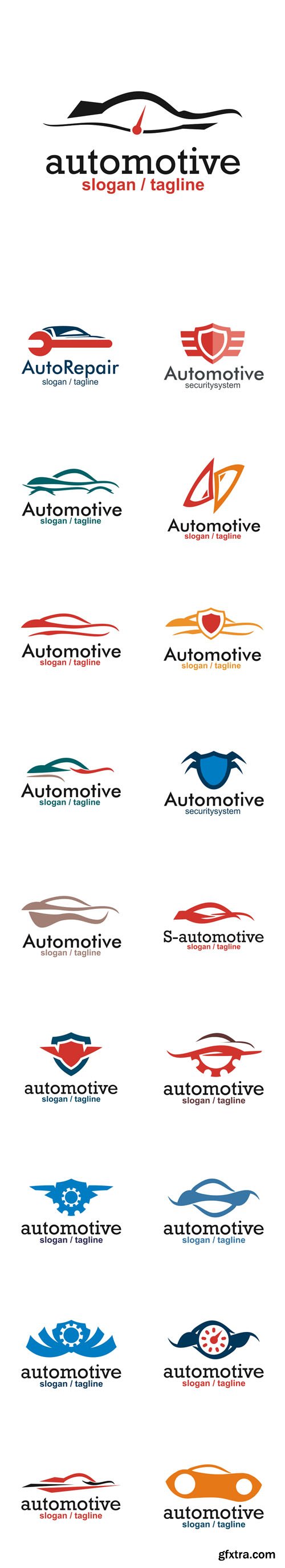 Vector Set - Automotive Logo Design