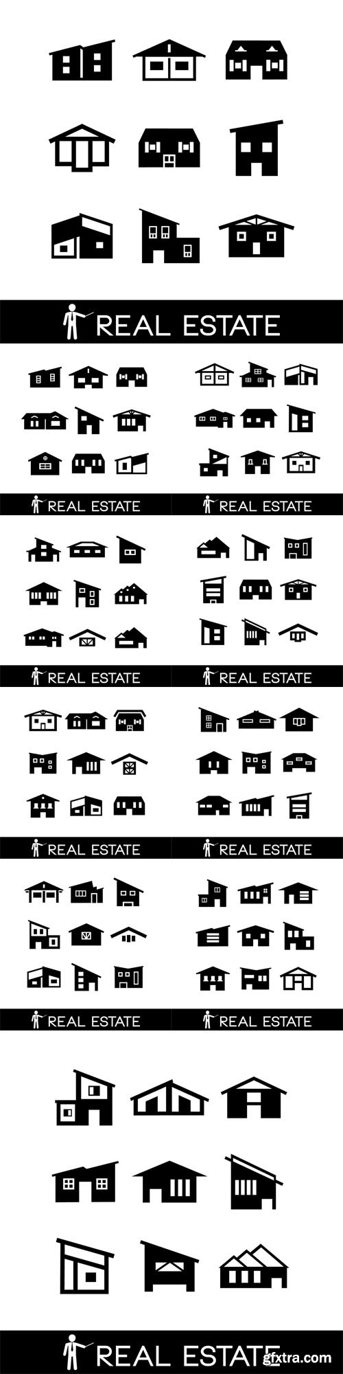 Vector Set - Houses Icons