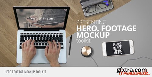 Videohive - Hero Footage Mockup Toolkit - 12371994