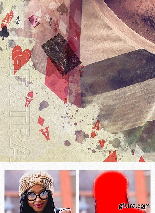 GraphicRiver - 5 in 1 Illustration Art Photoshop Action 16834686