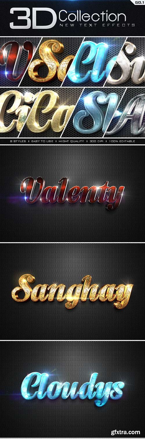 GraphicRiver - New 3D Collection Text Effects GO.1 9561348