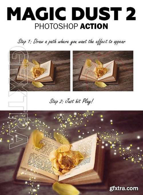 GraphicRiver - Magic Dust 2 Photoshop Action 16845588