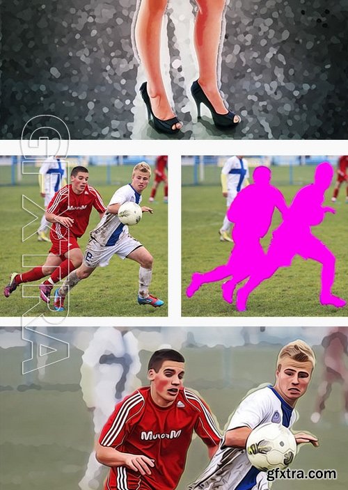 GraphicRiver - Mix Oil Painting Photoshop Action 16874141