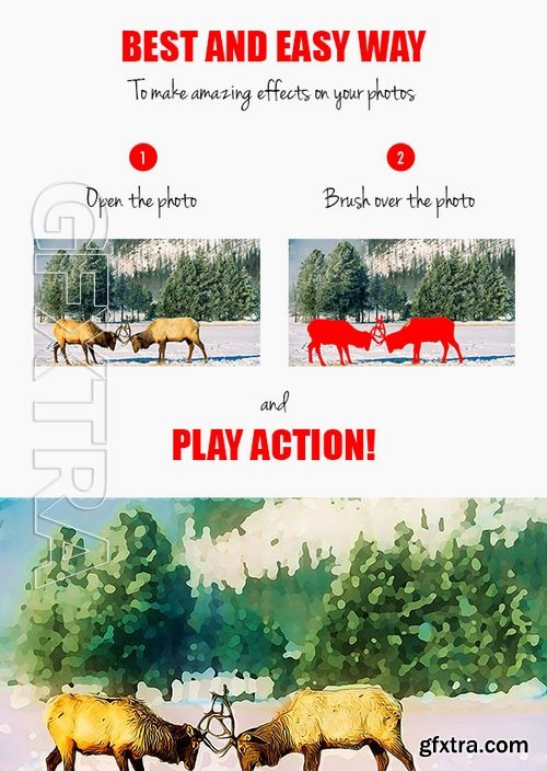 GraphicRiver - Mix Oil Painting Photoshop Action 16874141