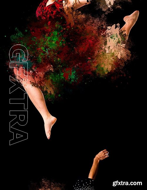 GraphicRiver - Painting Scatter Photoshop Action 16828368