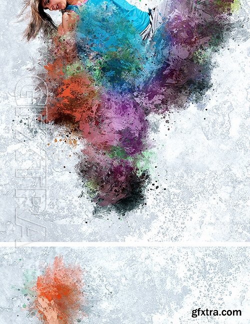 GraphicRiver - Painting Scatter Photoshop Action 16828368