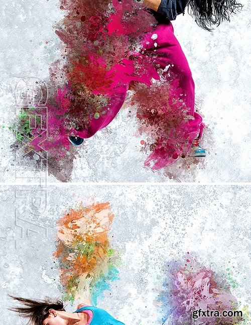 GraphicRiver - Painting Scatter Photoshop Action 16828368