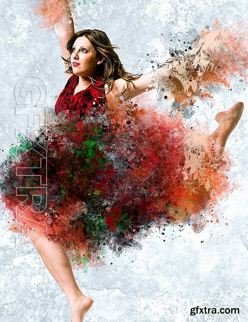 GraphicRiver - Painting Scatter Photoshop Action 16828368