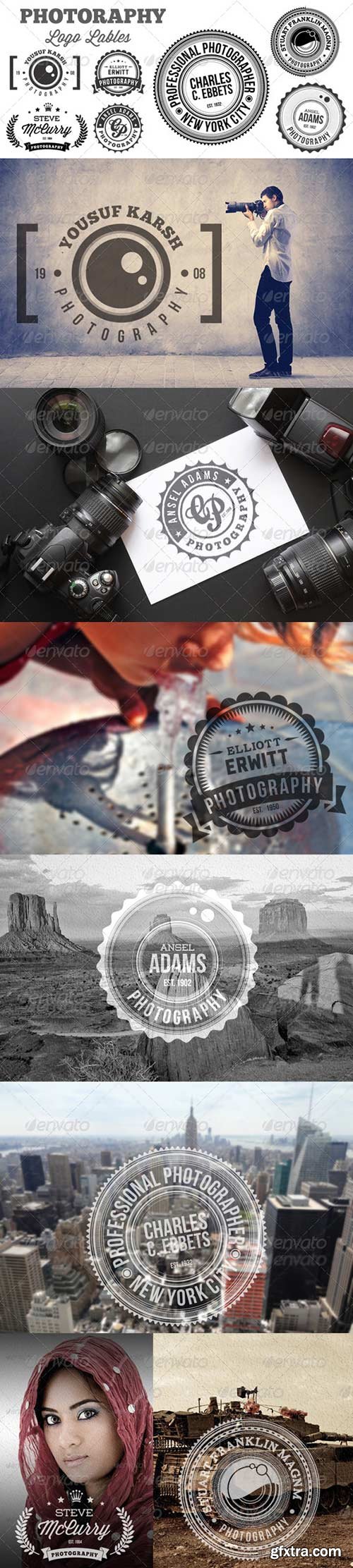 GraphicRiver - Photography Logo Lable 5402702