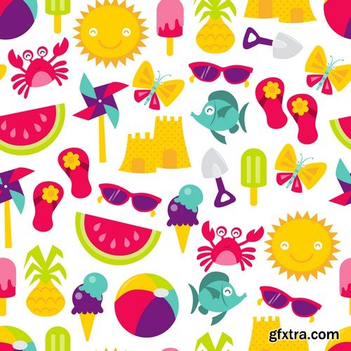 Summer pattern 1 - 5 EPS