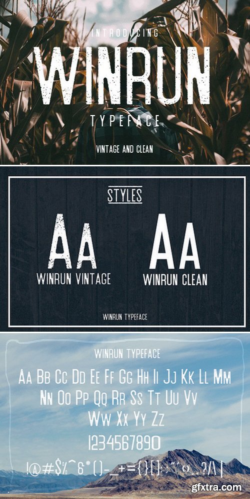 CM - Winrun Typeface 766742