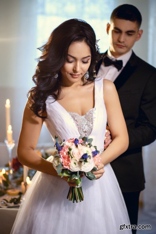 Bride and groom, wedding