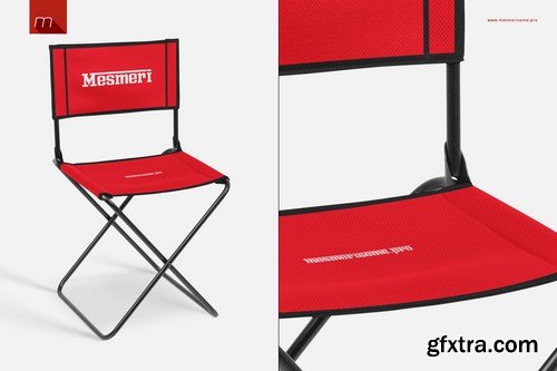 CreativeMarket - Folded Chair 4 Types Mock-up 761802