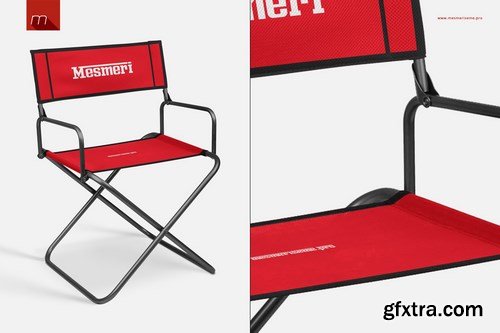 CreativeMarket - Folded Chair 4 Types Mock-up 761802