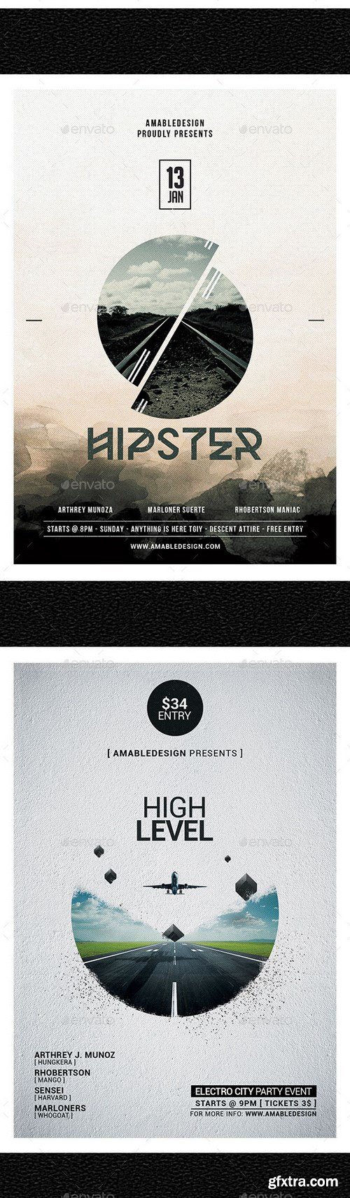 GraphicRiver - 3 in 1 Party Flyer/Poster Vol.2