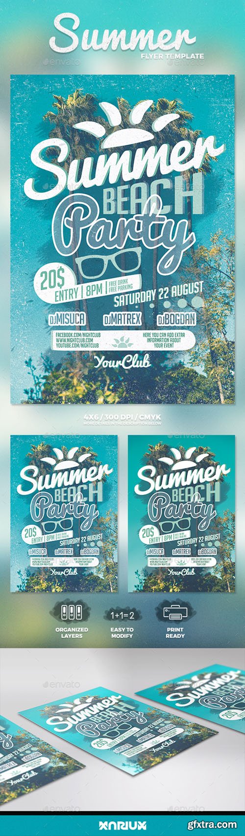 GraphicRiver - Summer Beach Party Flyer