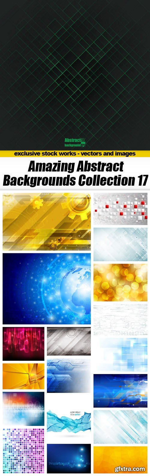 Amazing Abstract Backgrounds Collection 17 - 19xEPS