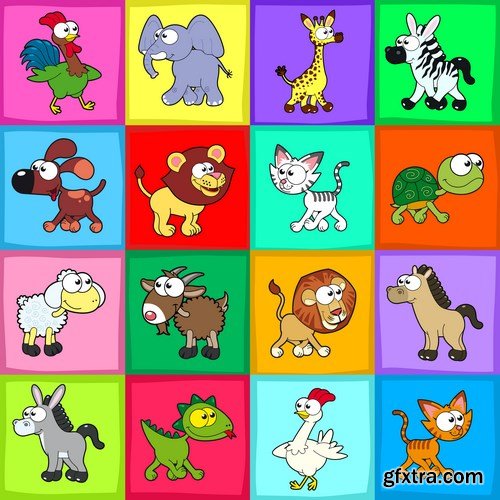 Cartoon Characters 2 - 26xEPS