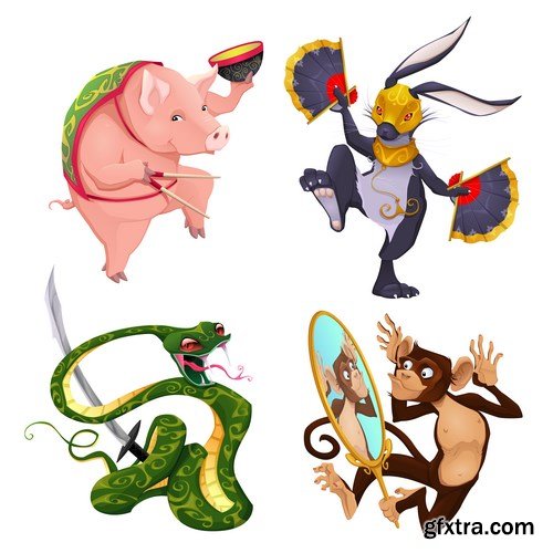 Cartoon Characters 2 - 26xEPS